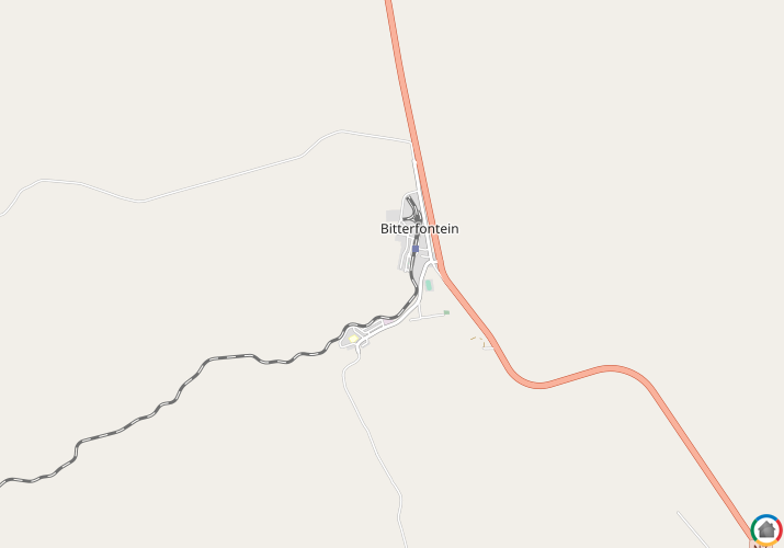 Map location of Bitterfontein